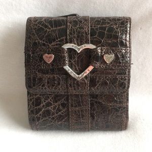 DONATED. Brighton Brown Leather Billfold
